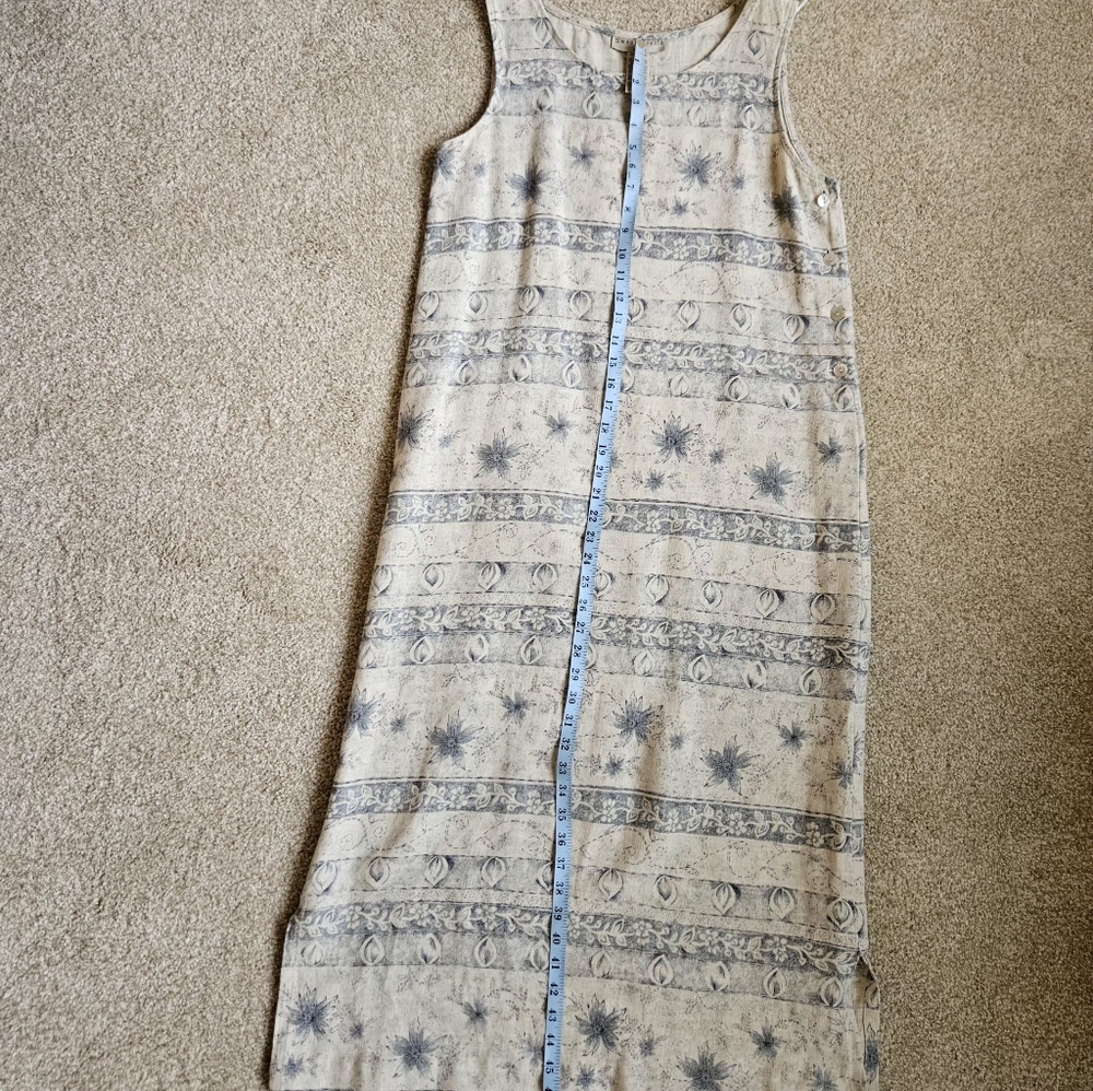 Sweet Jessie Size MP Blue and Cream Printed Two-Piece Women’s Dress Set - Picture 16 of 16